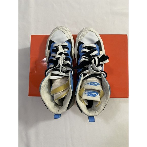 Pre-Owned Mens Size 5.5 Black Blue Nike Blazer Mid / Sacai Basketball Shoes main image 10